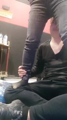 【小贱mt】主播短靴踩脚垫直播【双视角版】 bf23269