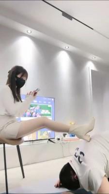 【樱桃大大】靴子原味肉丝辱狗 bf22846