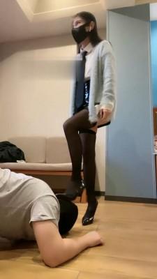 【甜依】黑丝高跟诱惑/吃白袜口水 bf21948