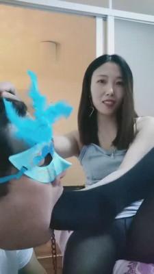 【心竹S】黑丝强制深喉恋足 bf14372