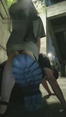 【月玖儿】深夜户外遛狗 bf13601