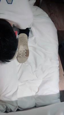 【筱七S】闻舔脏靴子黑船袜 bf21210