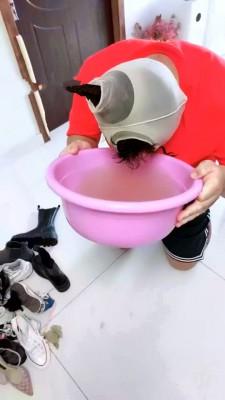 【美离子】壮胖高憨喜清理鞋底 G-210819-25