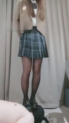 JK小姐姐黑色皮鞋重度踢裆 bf3377
