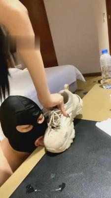 【弯弯小阿姨】强迫吞咽圣水原味棉袜 G-210816-12