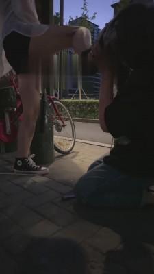 【时安】户外马路暴打虐待踢打踩踏 bf15449