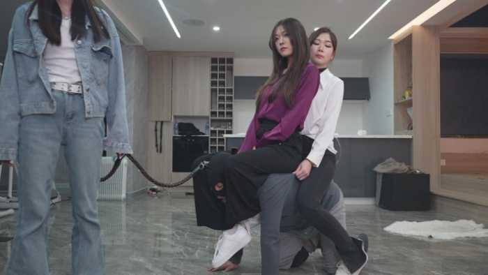 超级三美女YAPOO风格顶级大制作 大量美女成吨圣水混合 YC-250502-8